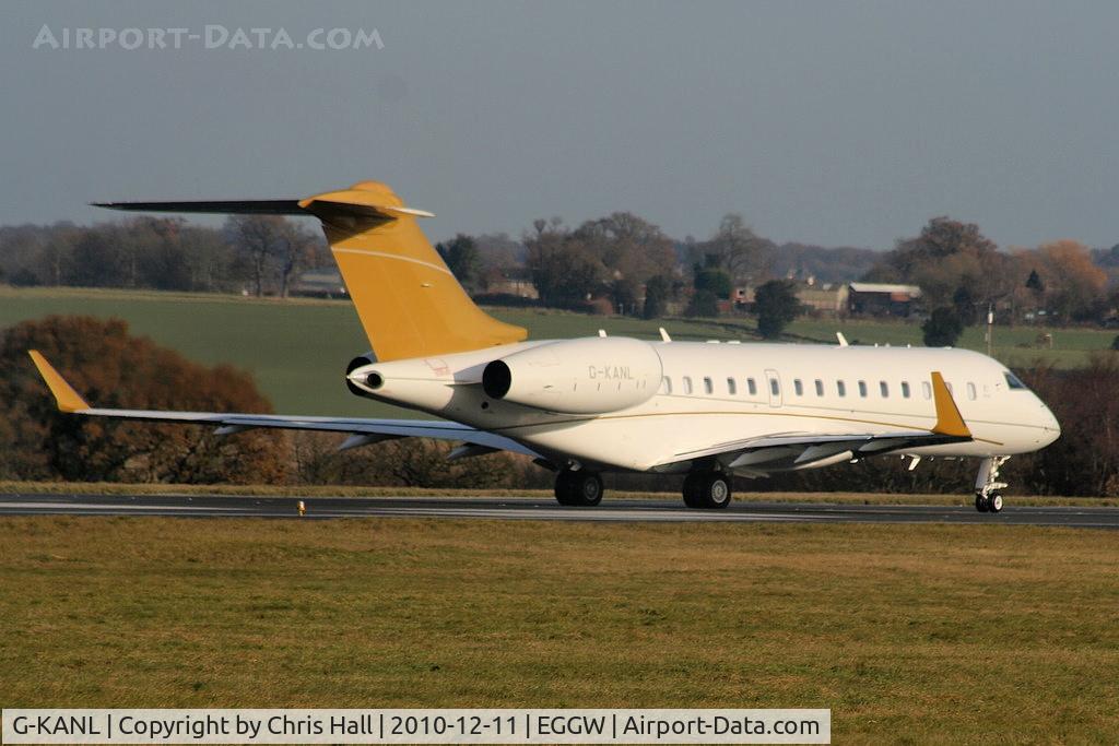 G-KANL, 2010 Bombardier BD-700-1A10 Global Express C/N 9331, Ocean Sky Global Express backtracking along the runway before departure