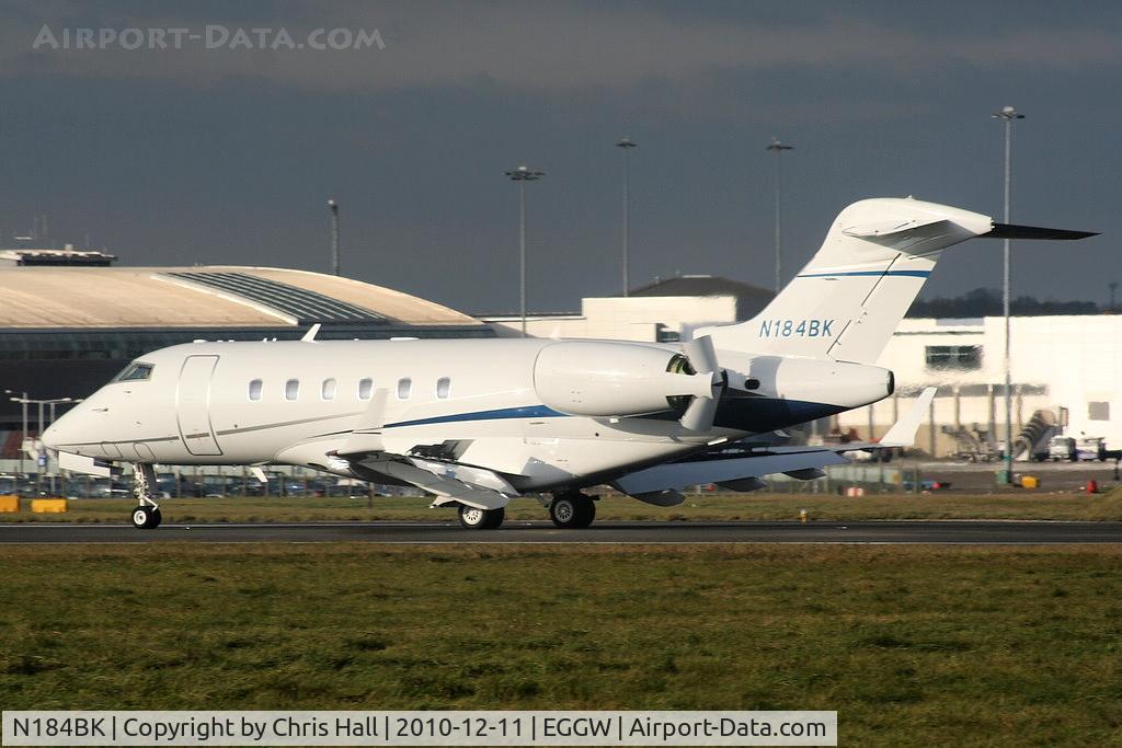 N184BK, 2008 Bombardier Challenger 300 (BD-100-1A10) C/N 20209, Latium 3 Inc Challenger 300 landing on RW26