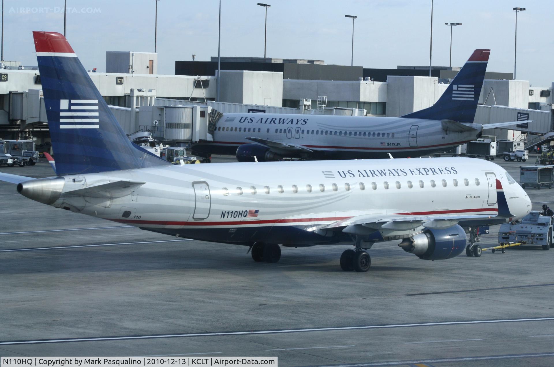 N110HQ, 2007 Embraer 175LR (ERJ-170-200LR) C/N 17000172, ERJ 170-200 LR