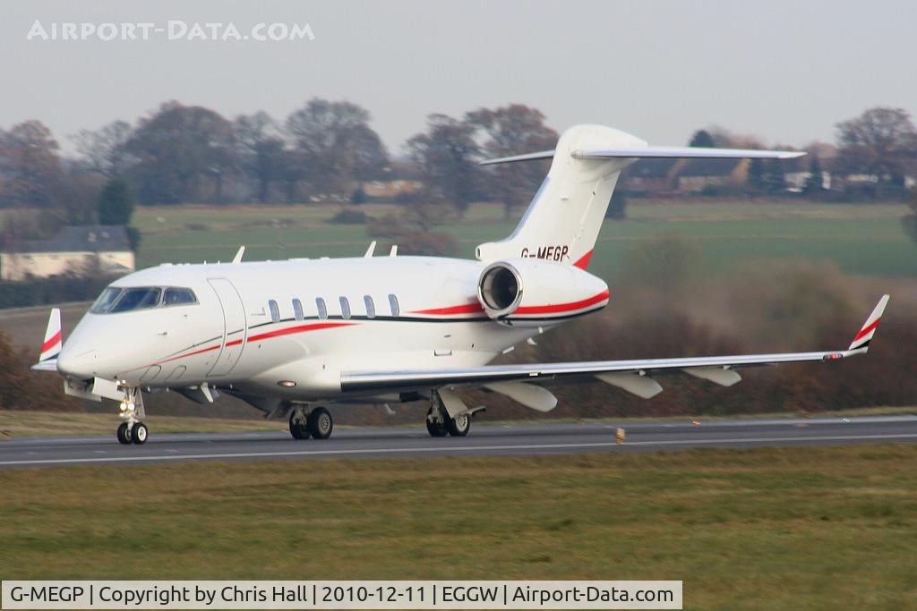 G-MEGP, 2006 Bombardier Challenger 300 (BD-100-1A10) C/N 20096, Challenger 300 landing on RW26
