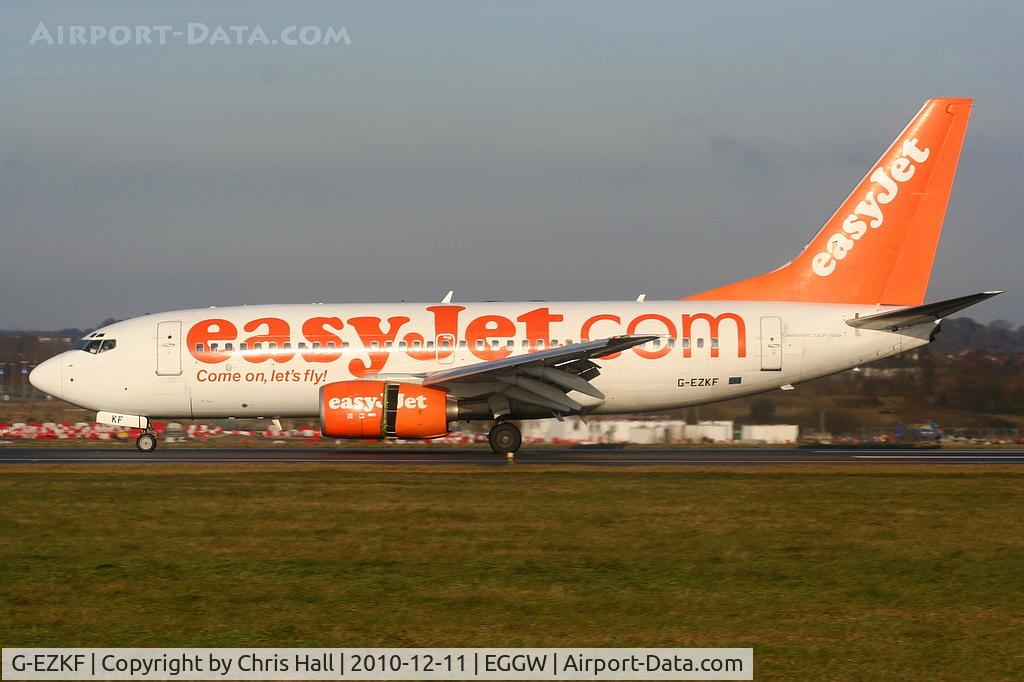 G-EZKF, 2004 Boeing 737-73V C/N 32427, easyJet B737 landing on RW26