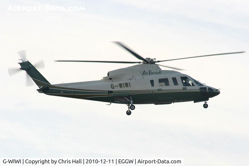 G-WIWI, 2007 Sikorsky S-76C C/N 760684, Air Harrods S-76 arriving from Stansted Airport