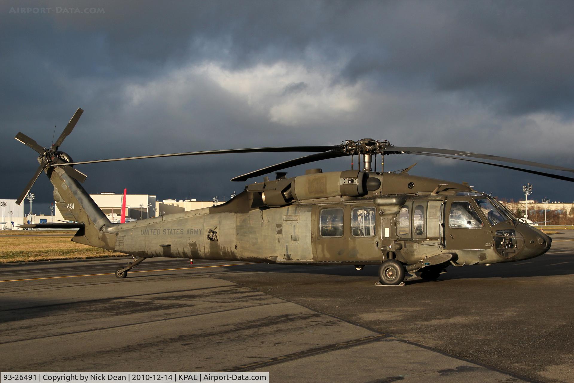 93-26491, 1993 Sikorsky UH-60L Black Hawk C/N Not found 93-26491, KPAE