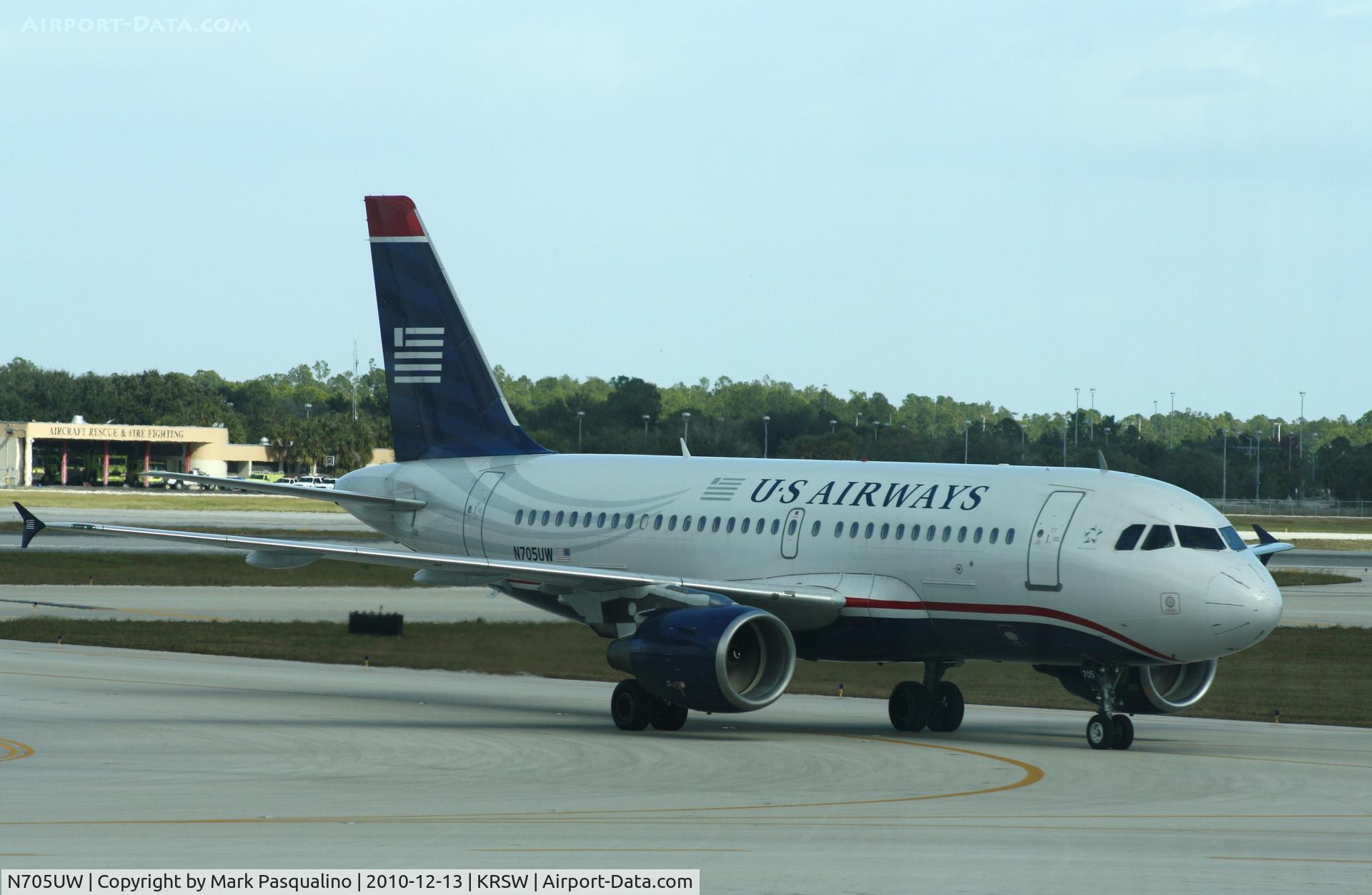 N705UW, 1998 Airbus A319-112 C/N 0929, Airbus A319