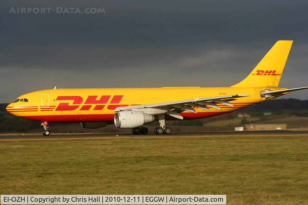 EI-OZH, 1982 Airbus A300B4-203(F) C/N 234, DHL A300 departing form RW26