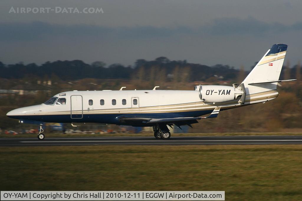 OY-YAM, 1999 Israel Aircraft Industries IAI-1125A Astra SPX C/N 111, Air Alpha Astra SPX landing on RW26