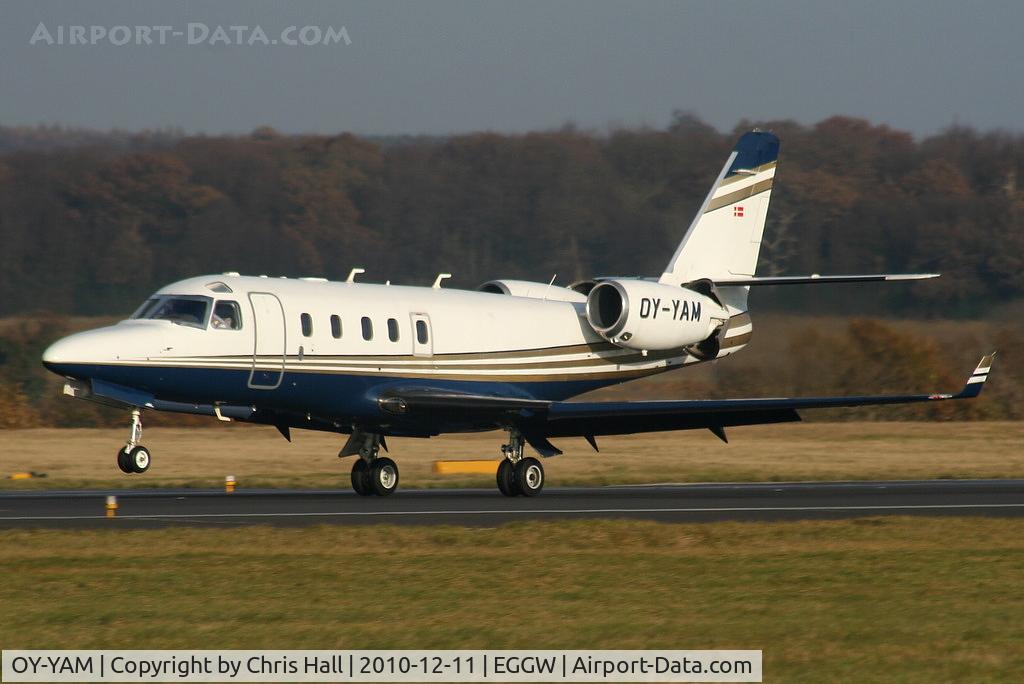 OY-YAM, 1999 Israel Aircraft Industries IAI-1125A Astra SPX C/N 111, Air Alpha Astra SPX landing on RW26