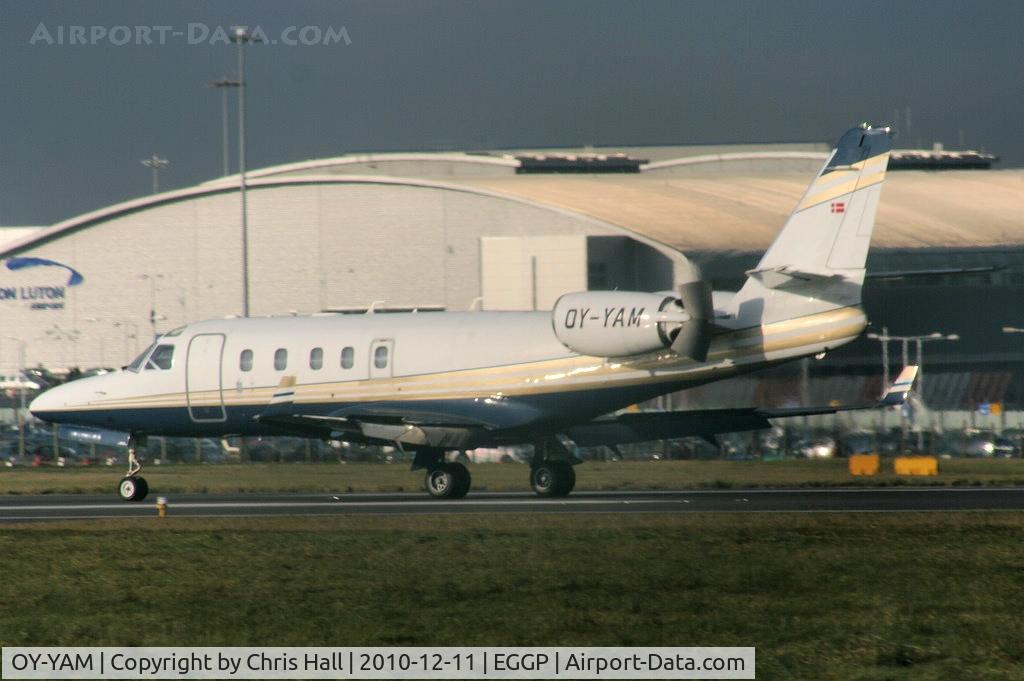 OY-YAM, 1999 Israel Aircraft Industries IAI-1125A Astra SPX C/N 111, Air Alpha Astra SPX landing on RW26