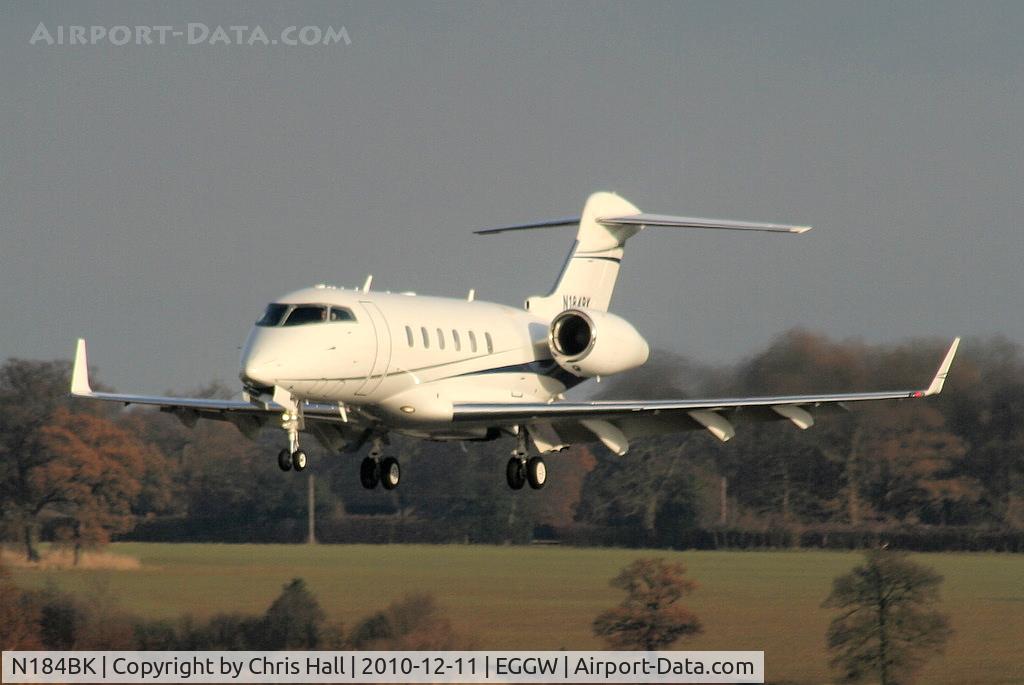 N184BK, 2008 Bombardier Challenger 300 (BD-100-1A10) C/N 20209, Latium 3 Inc Challenger 300 on finals for RW26