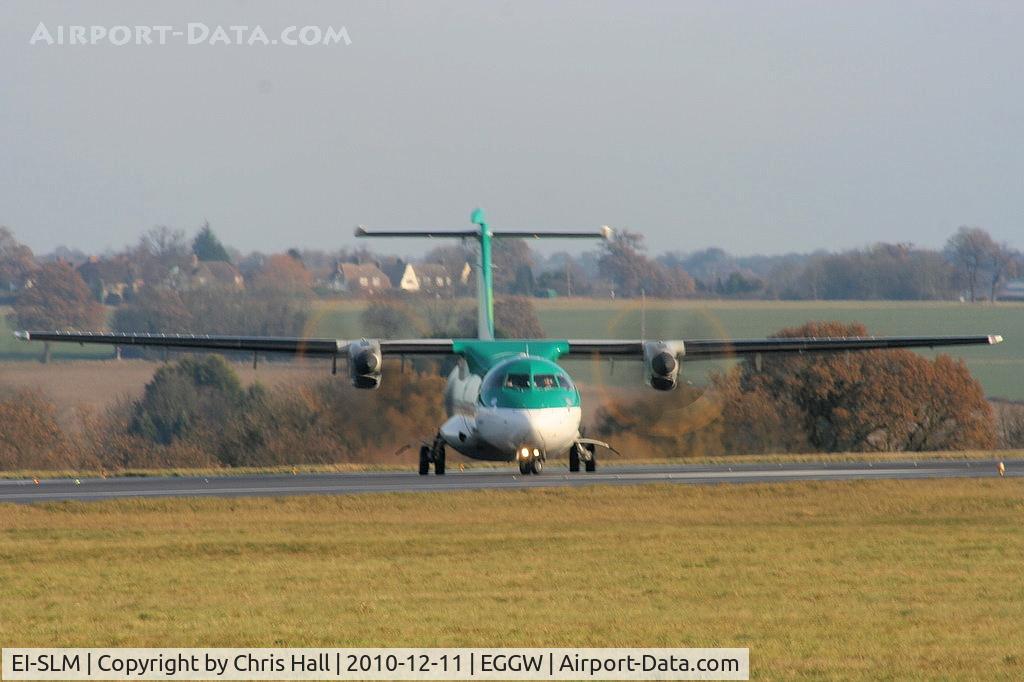 EI-SLM, 1994 ATR 72-212 C/N 413, Aer Lingus regional ATR72 lining up on RW26