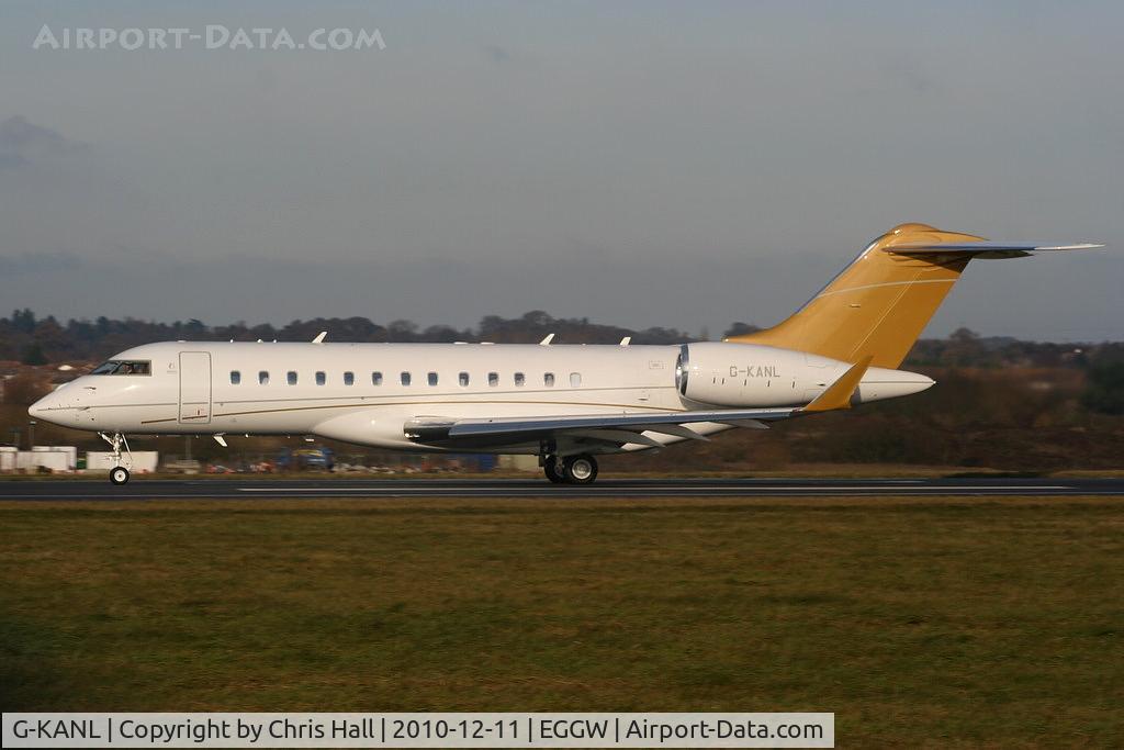 G-KANL, 2010 Bombardier BD-700-1A10 Global Express C/N 9331, Ocean Sky Global Express departing from RW26