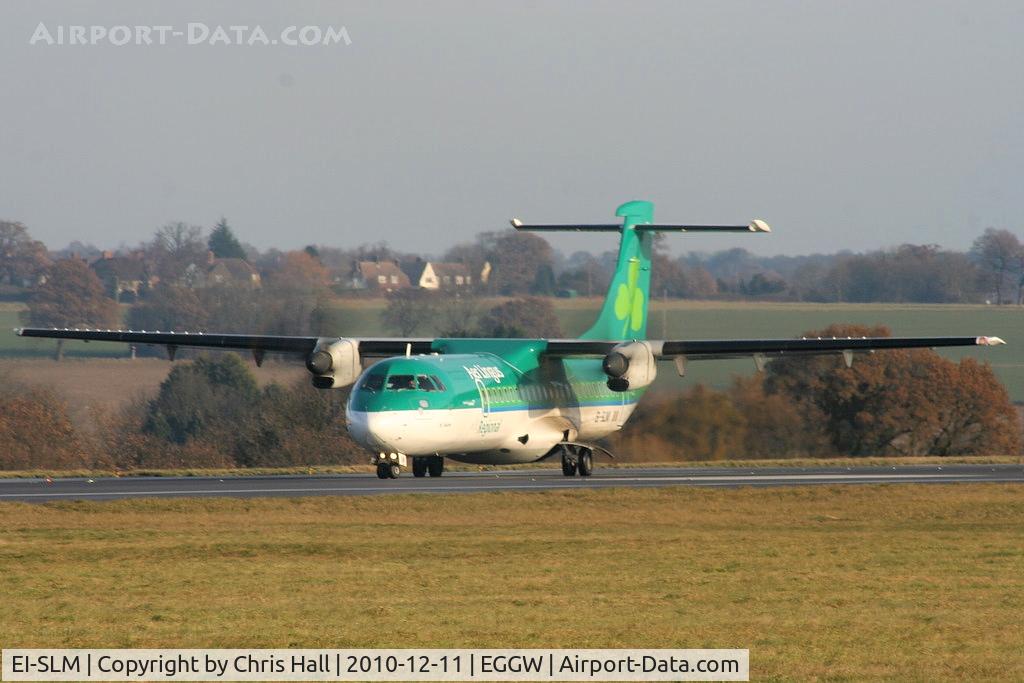 EI-SLM, 1994 ATR 72-212 C/N 413, Aer Lingus regional ATR72 departing from RW26