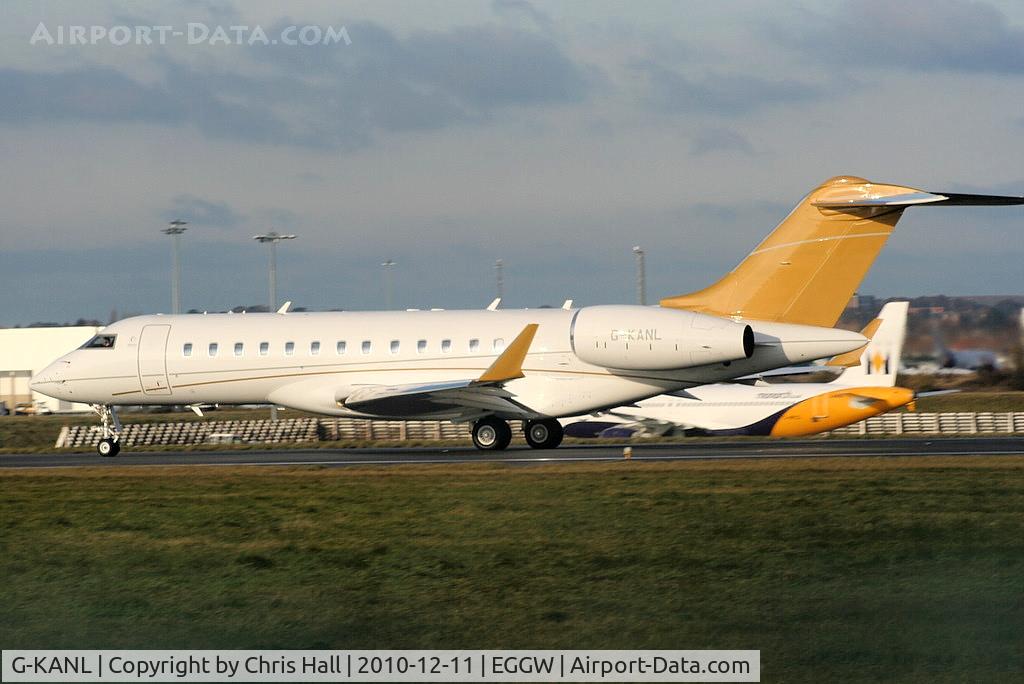 G-KANL, 2010 Bombardier BD-700-1A10 Global Express C/N 9331, Ocean Sky Global Express departing from RW26