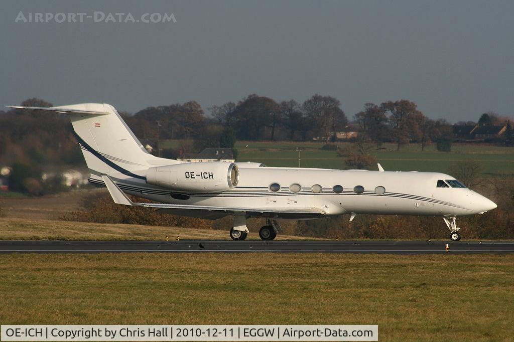 OE-ICH, 2007 Gulfstream Aerospace GIV-X (G450) C/N 4104, Global Jet Austria G450 taxying to RW26