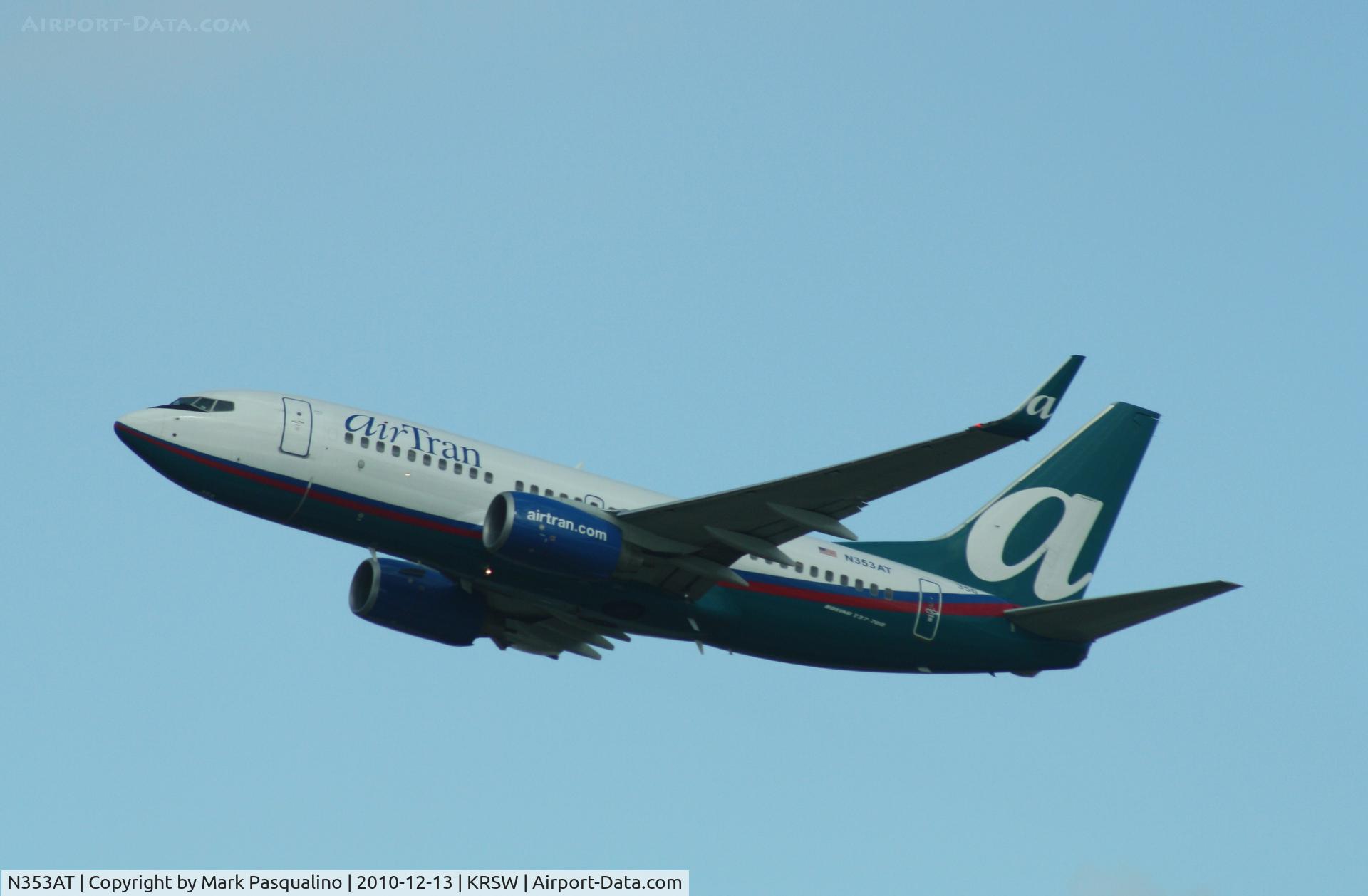 N353AT, Boeing 737-7BD C/N 36724, Boeing 737-700