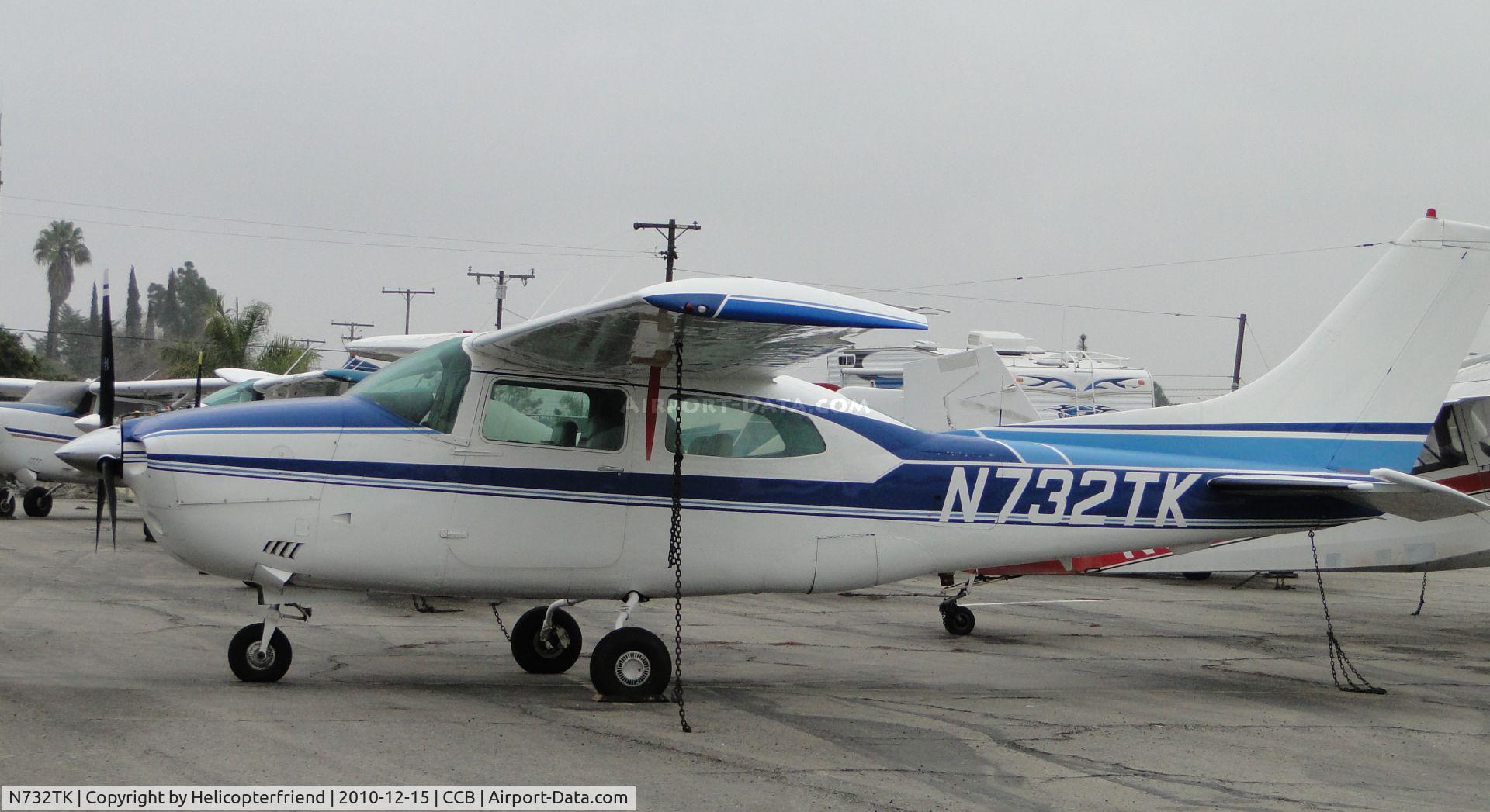 N732TK, 1977 Cessna T210M Turbo Centurion C/N 21061760, Parked at Foothill Sales & Service