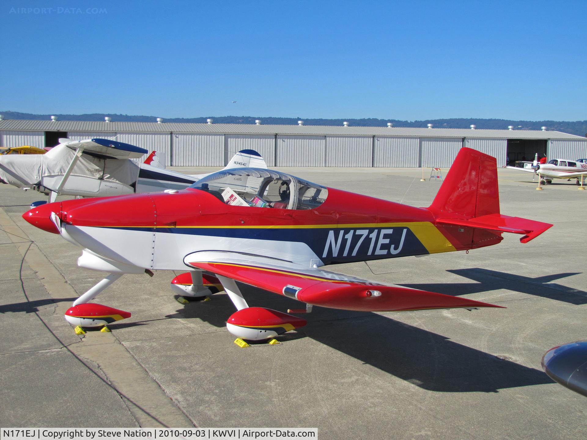 N171EJ, 2007 Vans RV-6A C/N 25061, Locally-based 2007 Ward RV-6A in static display @ 2010 Watsonville Fly-in