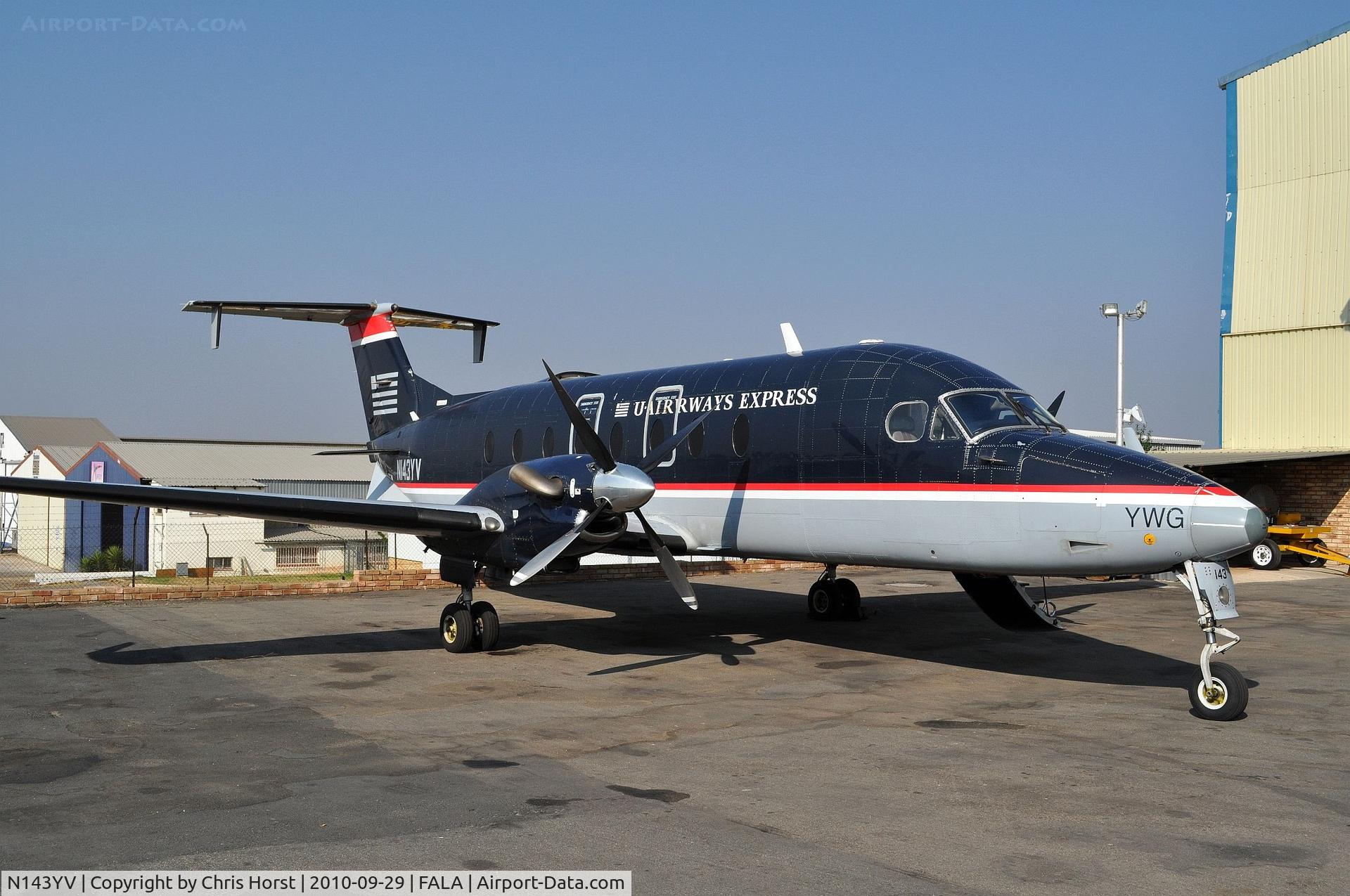 N143YV, 1995 Beech 1900D C/N UE-143, starting a new life in SA