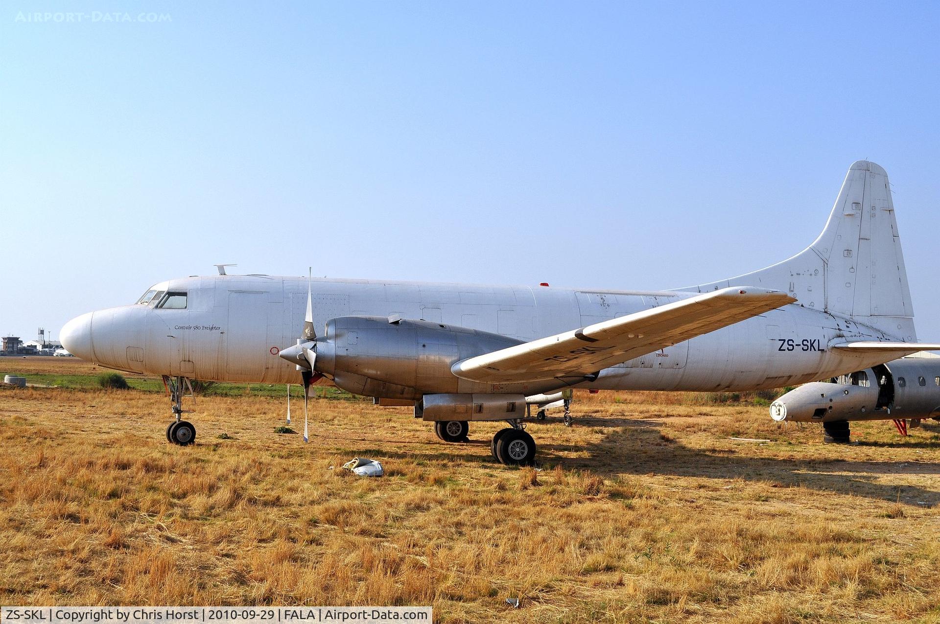 ZS-SKL, 1957 Convair 580(F) C/N 458/111, very near the dump but looking sound
