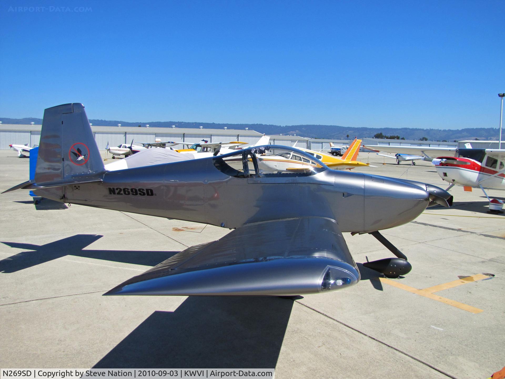 N269SD, Vans RV-7A C/N 73373, Ferrell RV-7A on display @ 2010 Watsonville Fly-in