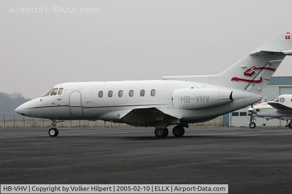 HB-VHV, 1989 British Aerospace BAe.125-800A C/N 258153, at lux