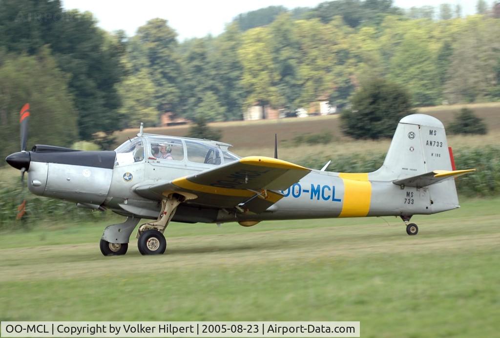 OO-MCL, Morane-Saulnier MS-733 Alcyon C/N 186, at Schaffen-Diest fly-in 2005