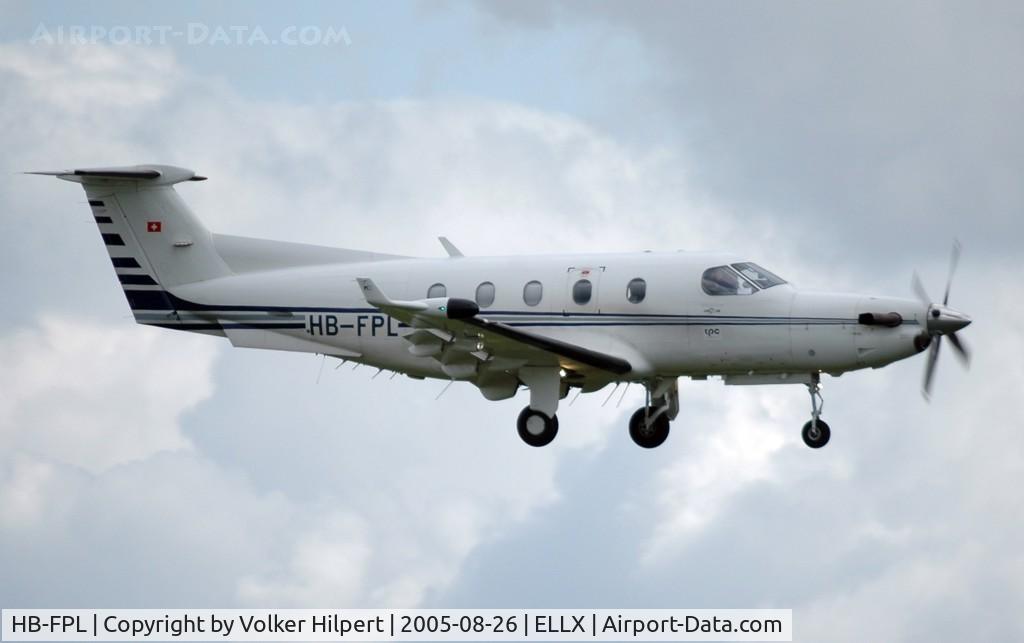 HB-FPL, 1999 Pilatus PC-12/45 C/N 247, at lux