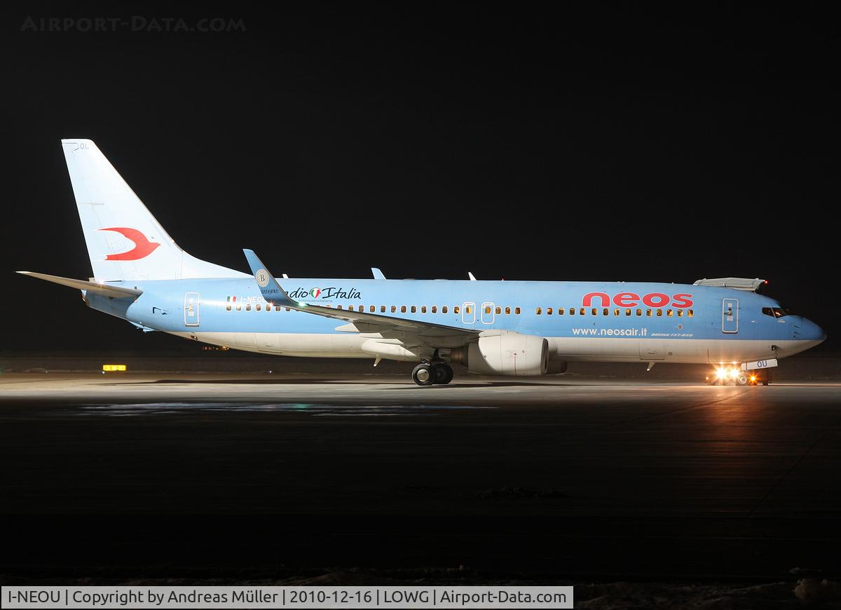 I-NEOU, 2002 Boeing 737-86N C/N 29887, Charter from Milan.
