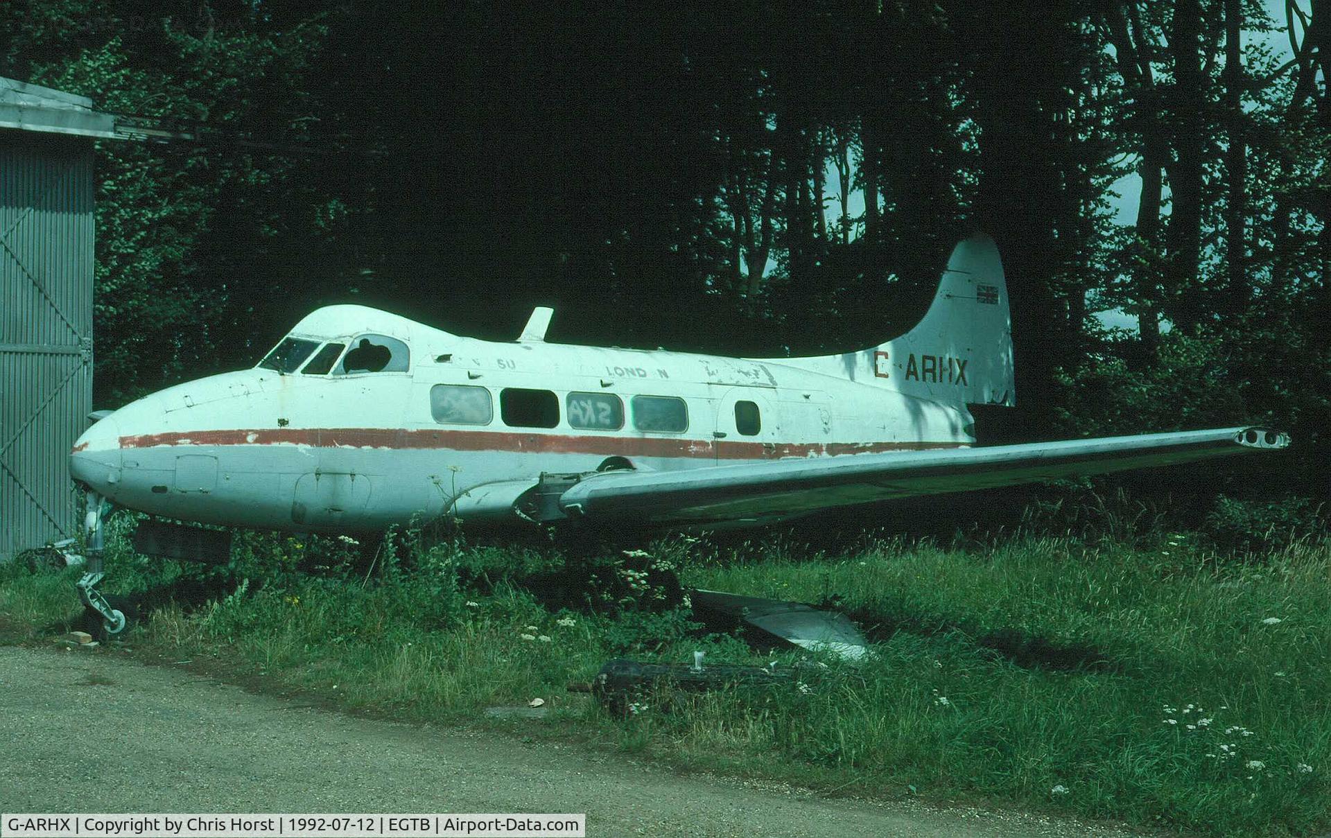 G-ARHX, 1961 De Havilland DH-104 Dove 8 C/N 04513, derelict...