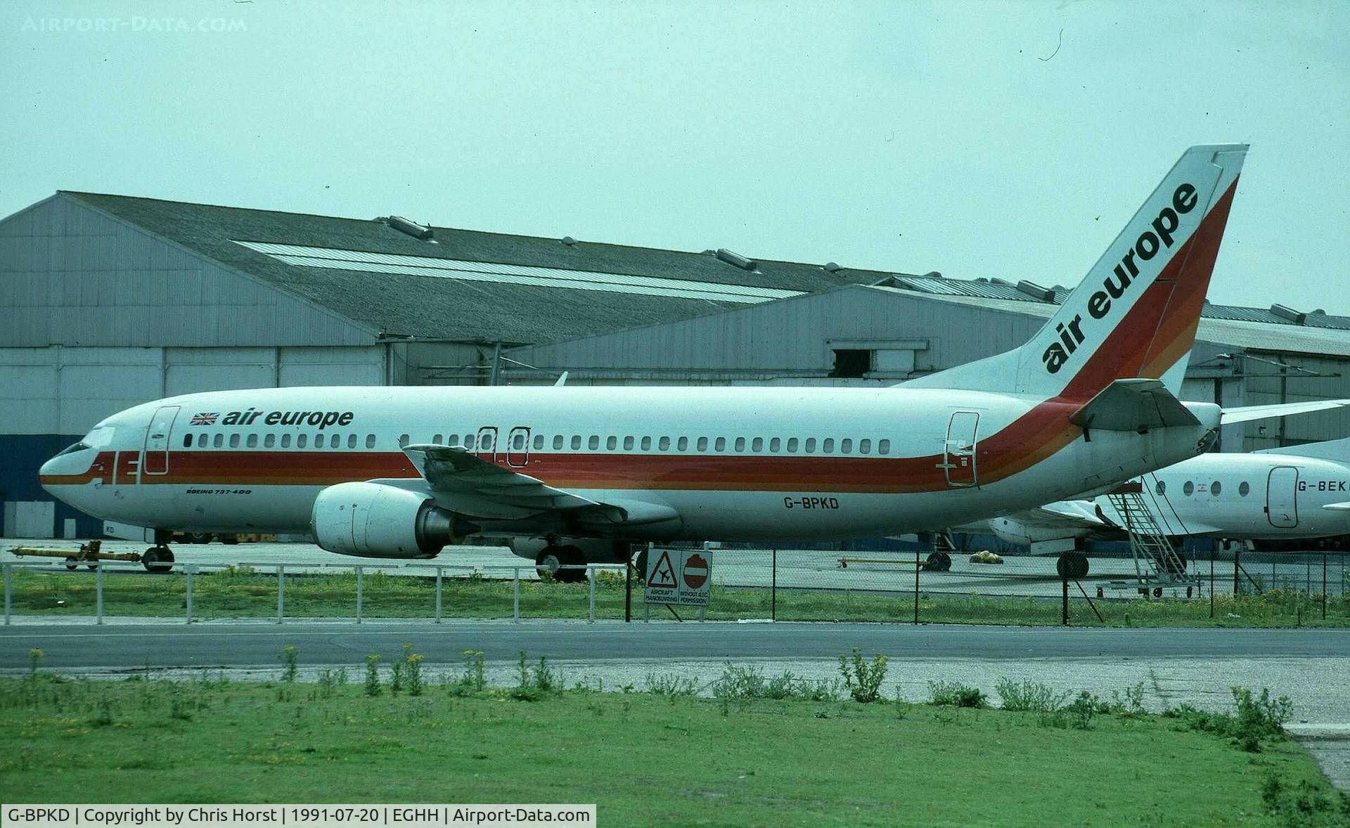 G-BPKD, 1989 Boeing 737-4S3 C/N 24166, long gone..
