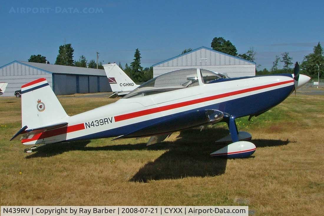 N439RV, 2005 Vans RV-8 C/N 81030, Van's RV-8 [81030] Abbotsford~C 21/07/2008