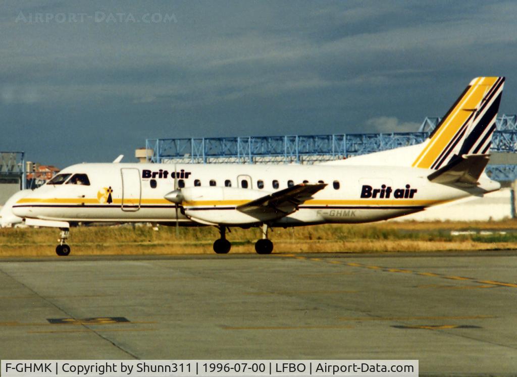 F-GHMK, 1989 Saab 340A C/N 340A-143, Taxiing to his gate...