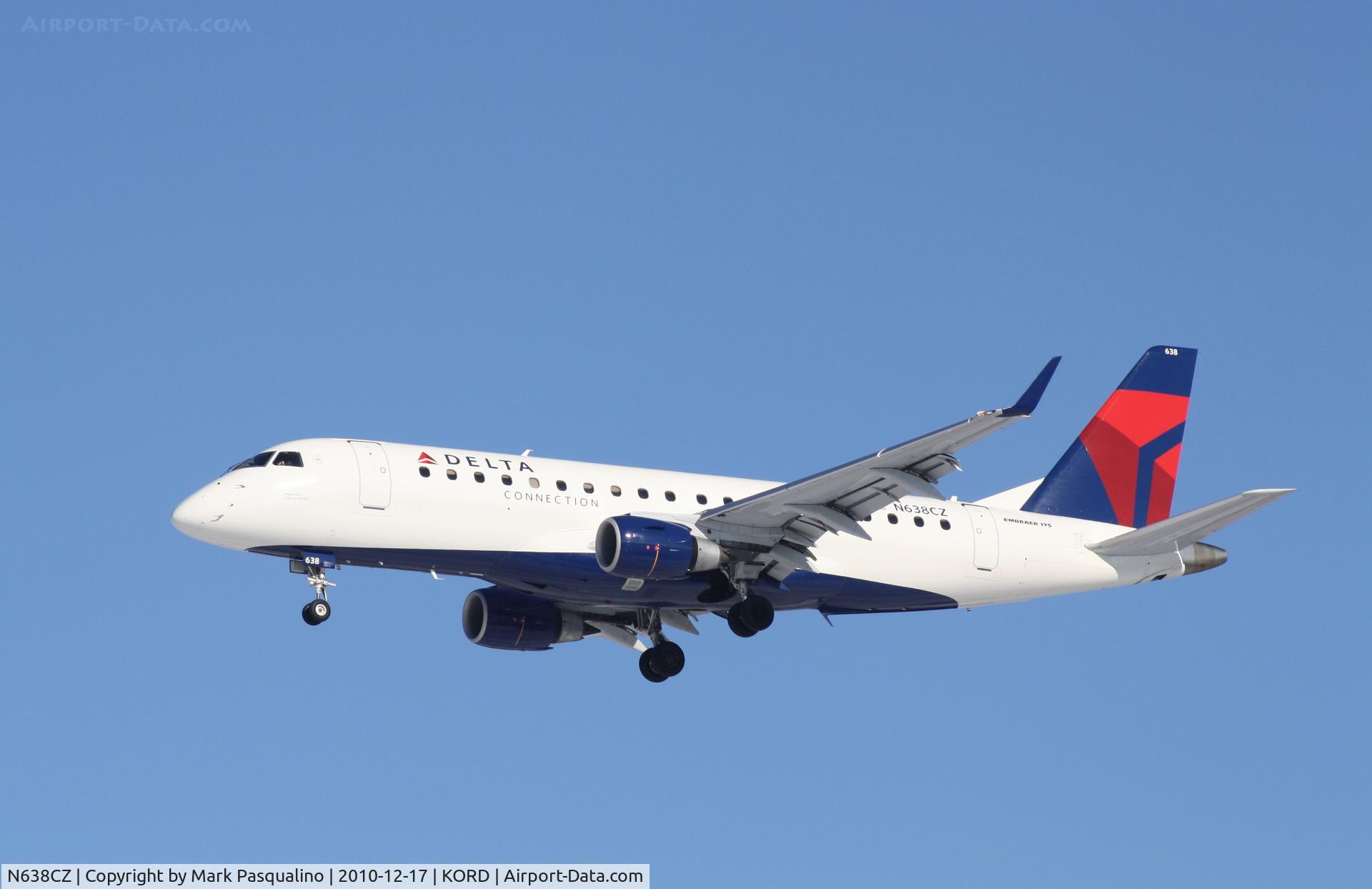N638CZ, 2008 Embraer 175LR (ERJ-170-200LR) C/N 17000259, ERJ 170-200 LR