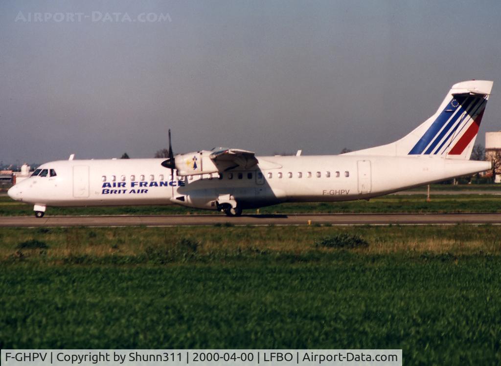 F-GHPV, 1991 ATR 72-201 C/N 234, Just landed rwy 31L
