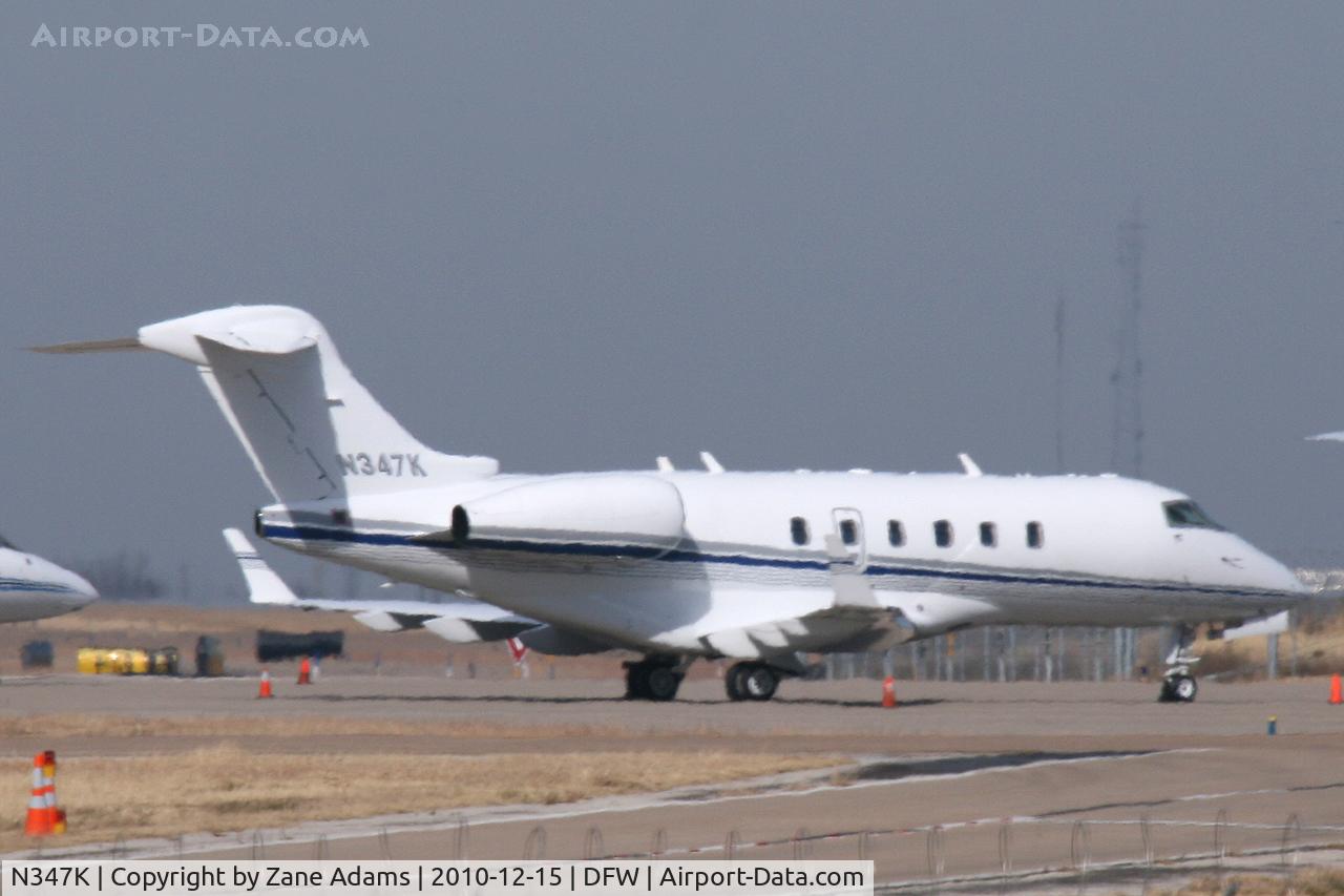 N347K, 1993 Dassault Falcon 50 C/N 236, On the General Aviation Ramp - DFW Airport