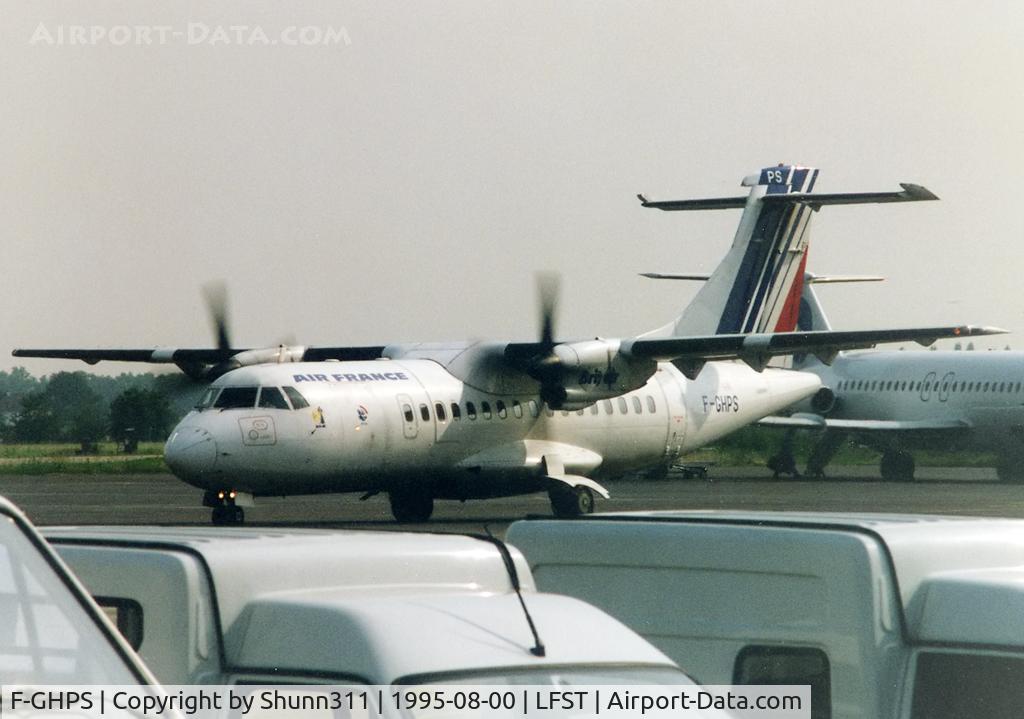 F-GHPS, 1986 ATR 42-312 C/N 006, Arriving from flight...