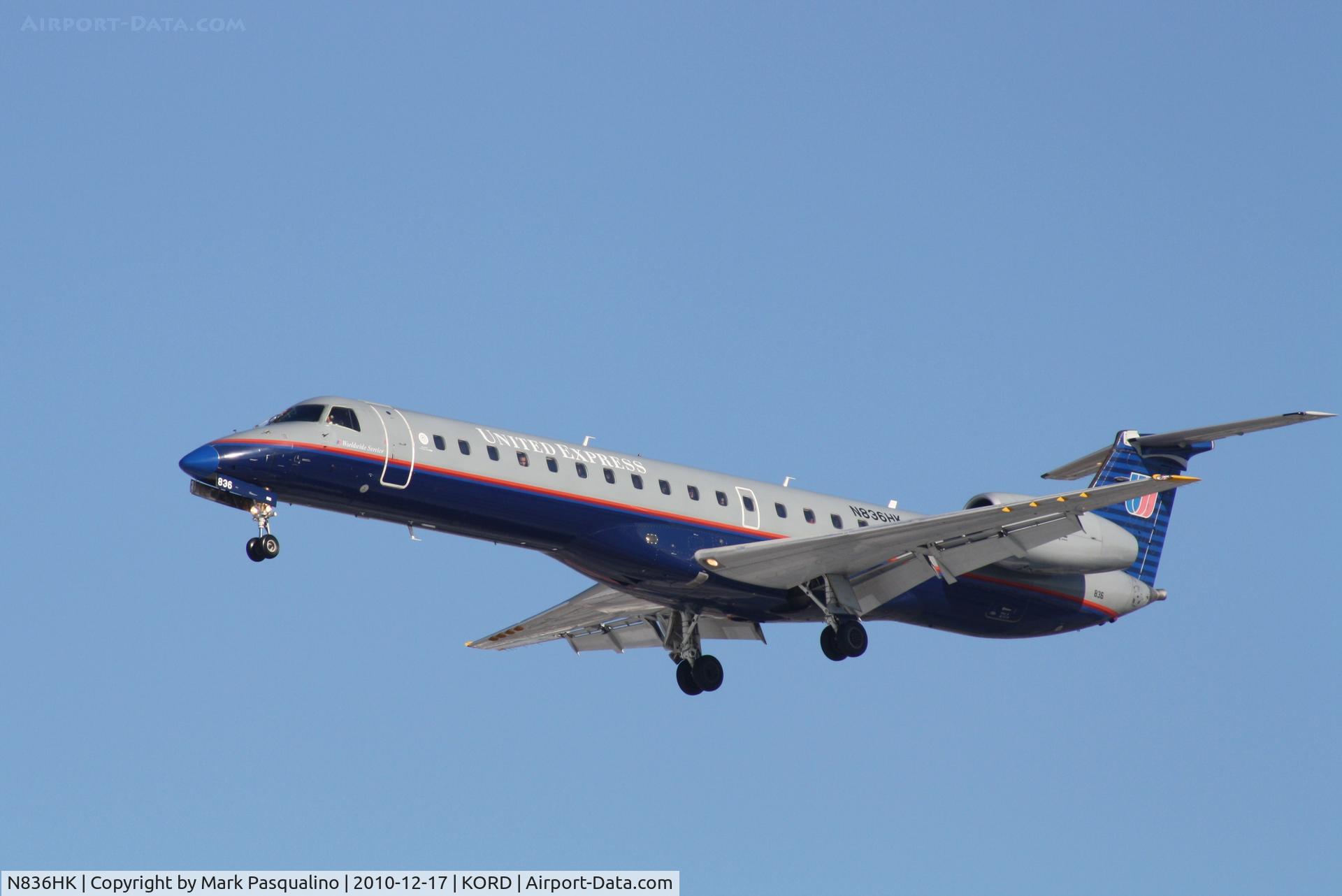 N836HK, 2003 Embraer ERJ-145LR (EMB-145LR) C/N 145695, EMB-145LR