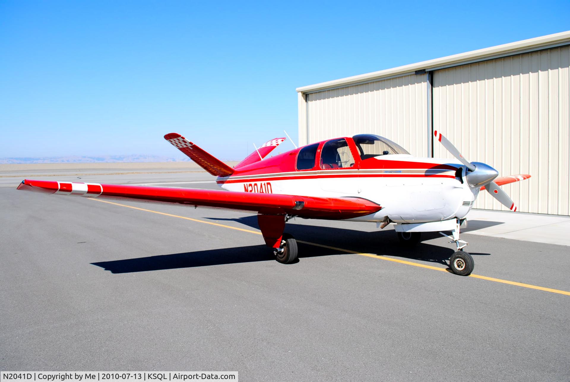 N2041D, 1952 Beech C35 Bonanza Bonanza C/N D-3393, Enjoying the California sun.