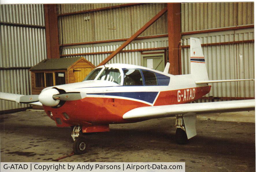 G-ATAD, 1965 Mooney M20C Ranger C/N 2863, I think this was taken at Swansea a good few years ago