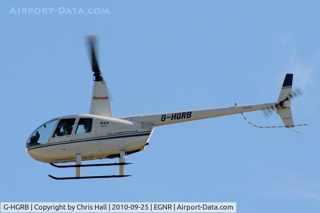 G-HGRB, 2000 Robinson R44 Raven C/N 0776, Ramsgill Aviation R44 on approach to RW04