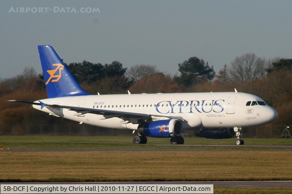 5B-DCF, 2006 Airbus A319-132 C/N 2718, Cyprus Airways A319 departing from RW05L