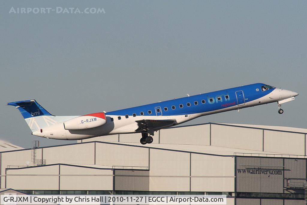 G-RJXM, 2000 Embraer ERJ-145MP (EMB-145MP) C/N 145216, BMI Regional EMB145 departing from RW05L