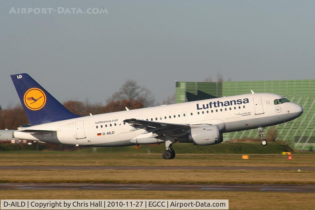 D-AILD, 1996 Airbus A319-114 C/N 623, departing from RW05L