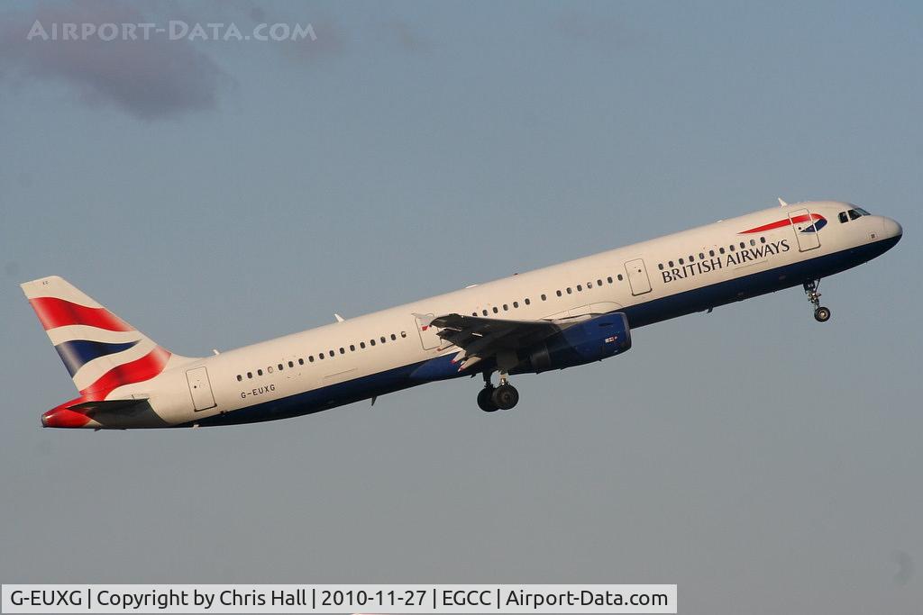 G-EUXG, 2004 Airbus A321-231 C/N 2351, British Airways A321 departing from RW05L