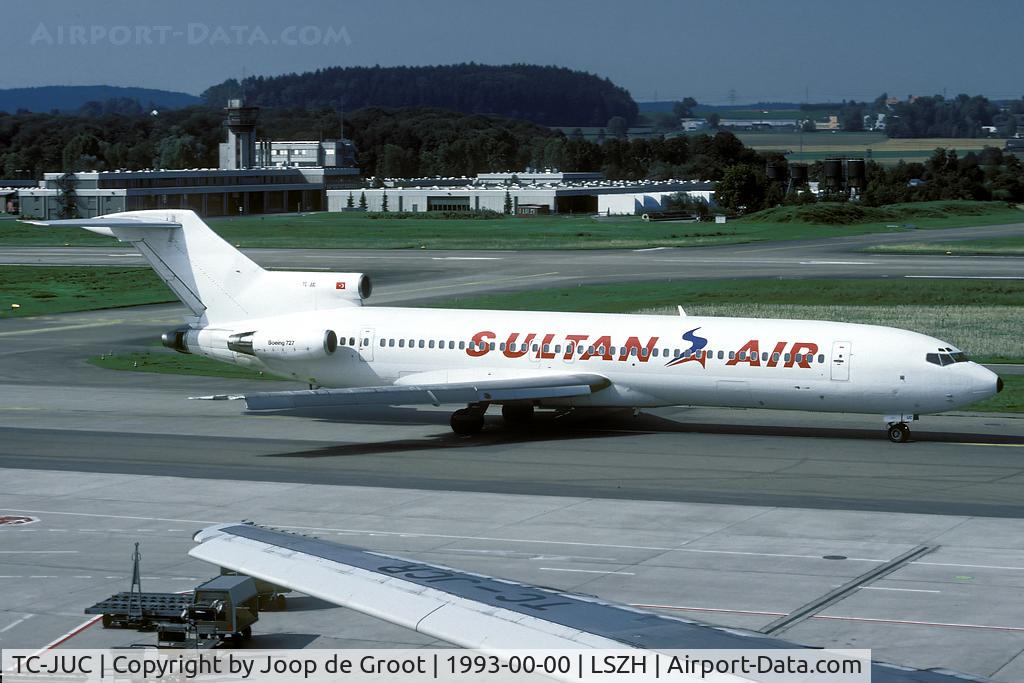 TC-JUC, 1970 Boeing 727-230 C/N 20430, In service with Sultan Air from 10-6 to 22-10-1993