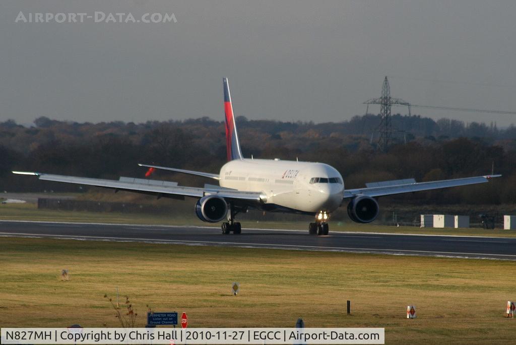 N827MH, 2001 Boeing 767-432/ER C/N 29705, Delta B767 just landed on RW05R