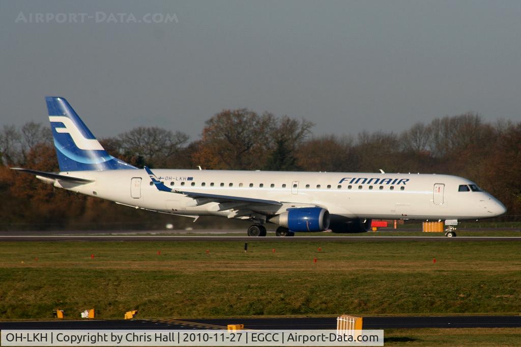 OH-LKH, 2007 Embraer 190LR (ERJ-190-100LR) C/N 19000086, departing from RW05L