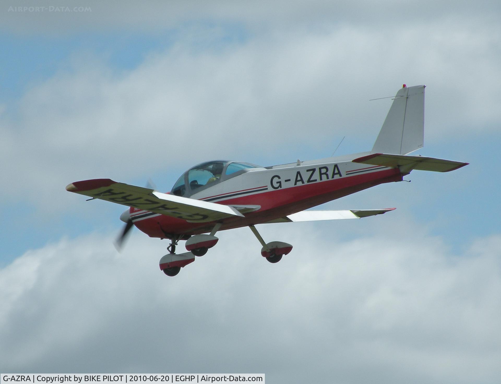 G-AZRA, 1972 Bolkow Bo-209 Monsun C/N 192, Finals for rwy 03