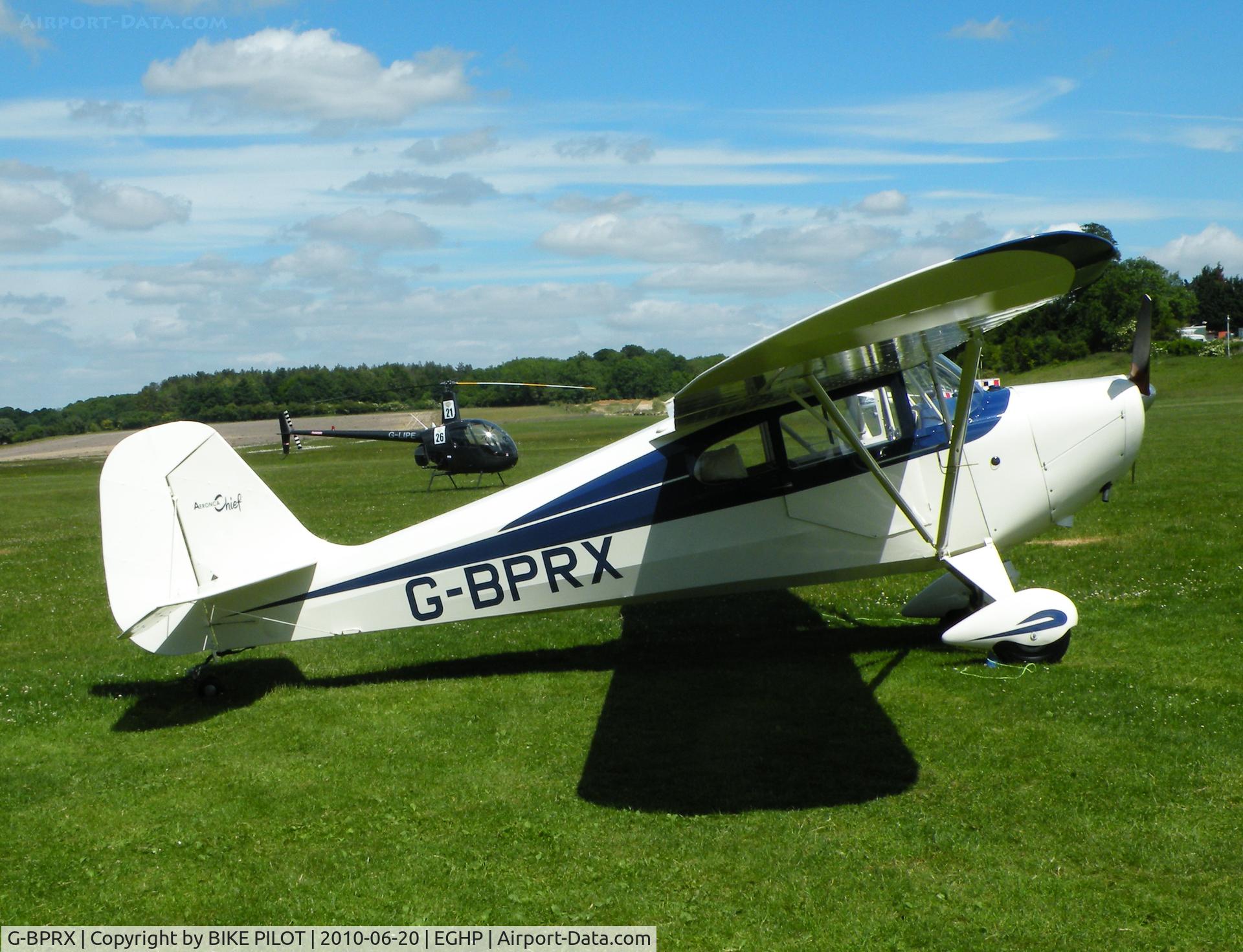 G-BPRX, 1946 Aeronca 11AC Chief Chief C/N 11AC-94, Aeronca Chief in the sun