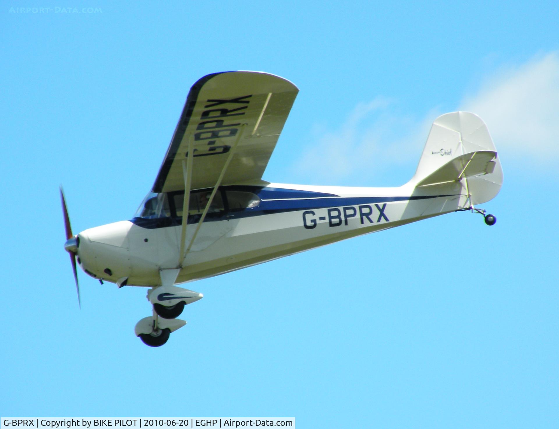 G-BPRX, 1946 Aeronca 11AC Chief Chief C/N 11AC-94, Finals for rwy 03
